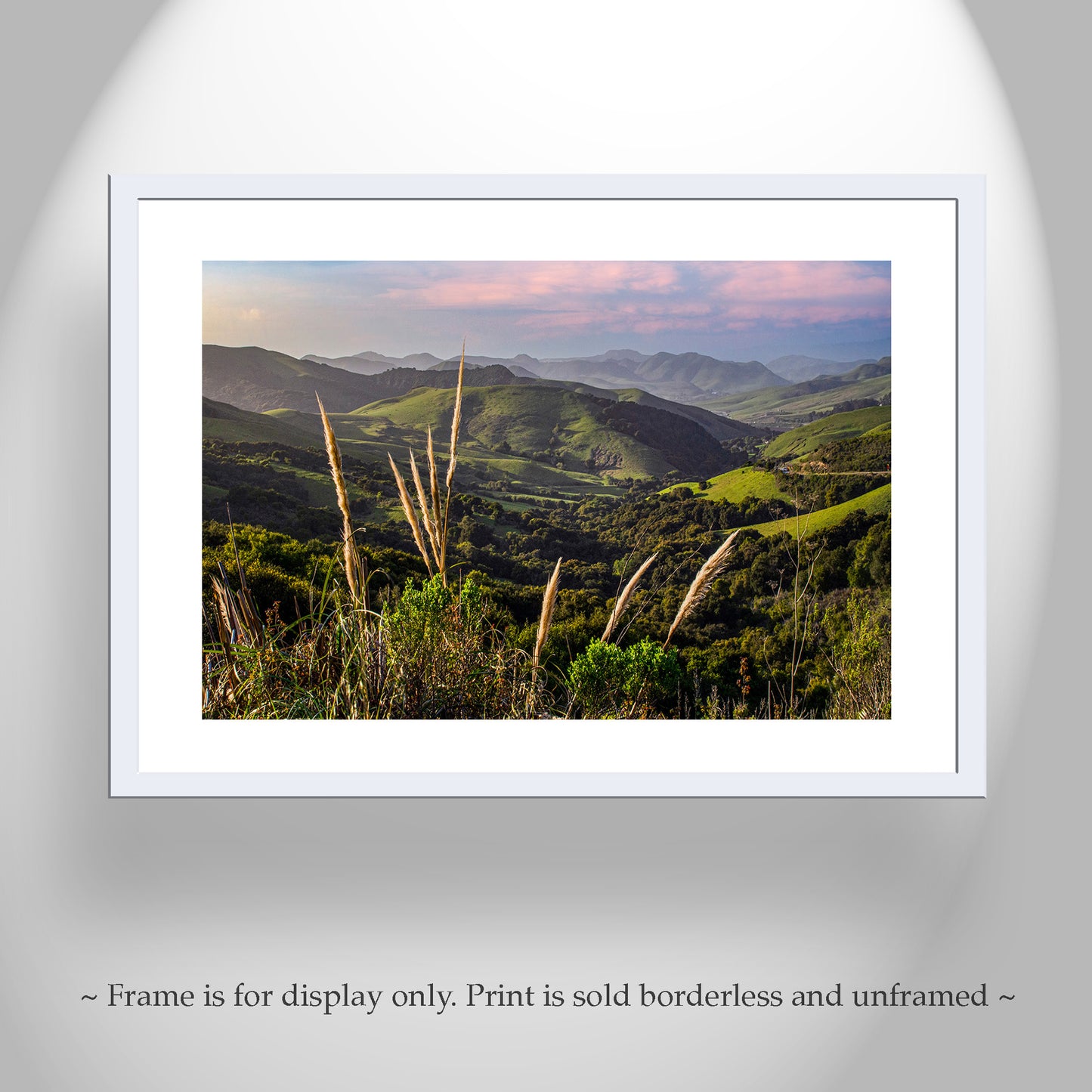 Santa Barbara California Mountain Country Landscape Art Print