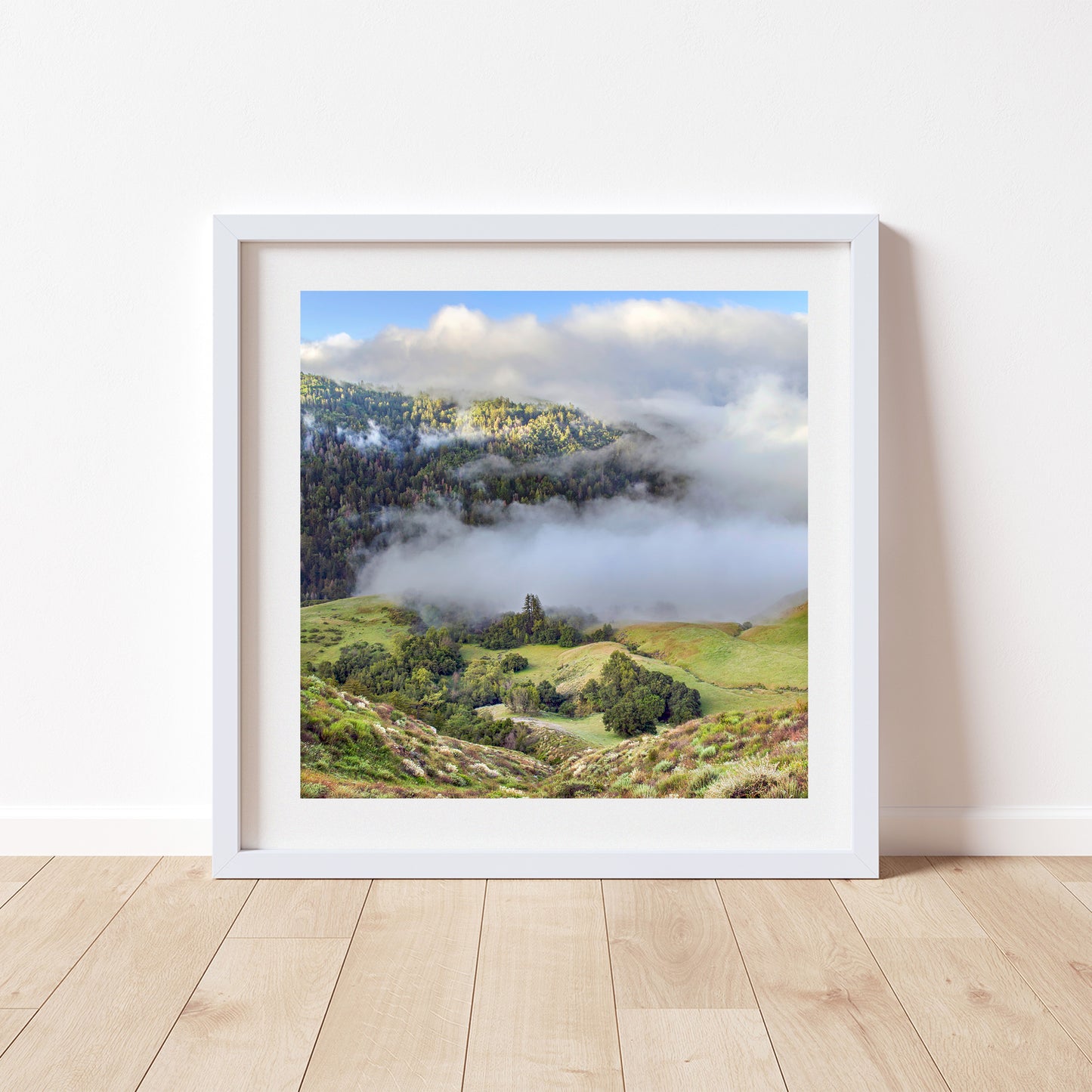 Santa Lucia Mountain Landscape Art at Big Sur Coast California