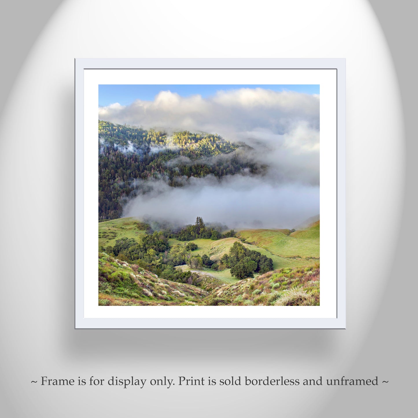 Santa Lucia Mountain Landscape Art at Big Sur Coast California