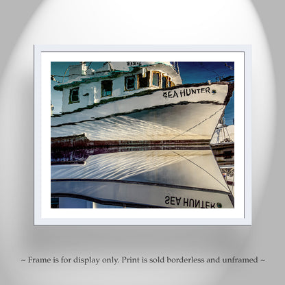 Fishing Boat Art Print Crescent City California | Nautical Wall Decor