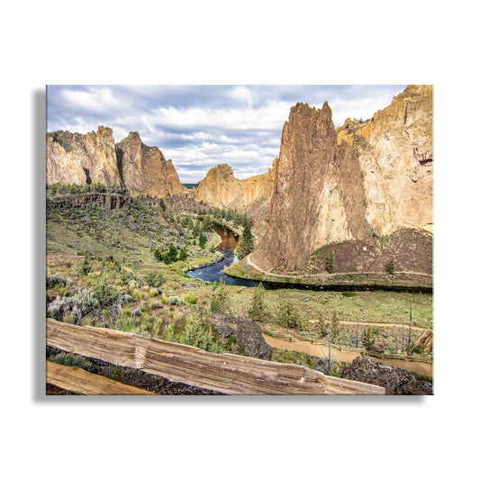 Smith Rock State Park Central Oregon Desert Landscape Art Print
