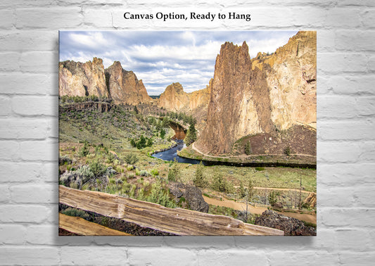 Smith Rock State Park Central Oregon Desert Landscape Art Print