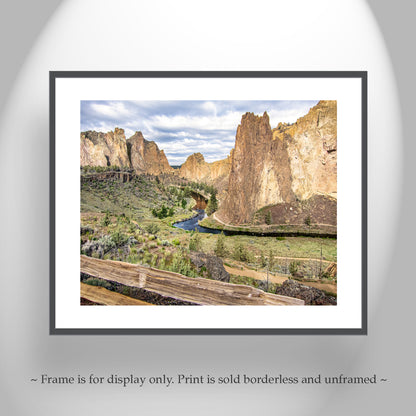 Smith Rock State Park Central Oregon Desert Landscape Art Print