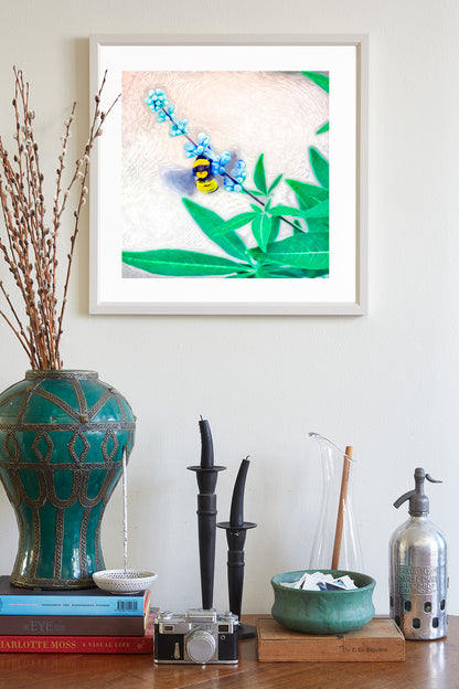 Bumble Bee Art Print as Nature Decor at Tubac Arizona
