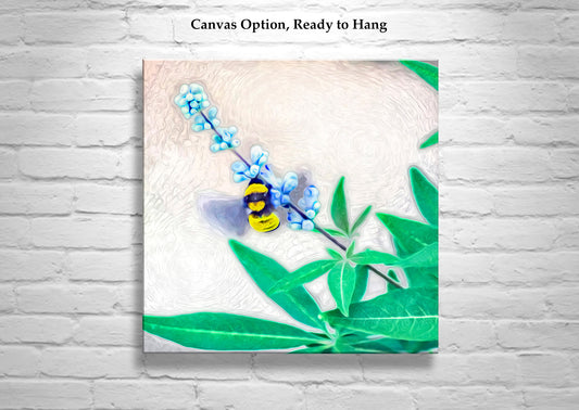 Bumble Bee Art Print as Nature Decor at Tubac Arizona