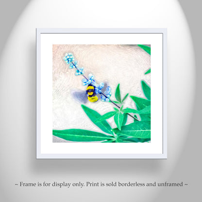 Bumble Bee Art Print as Nature Decor at Tubac Arizona