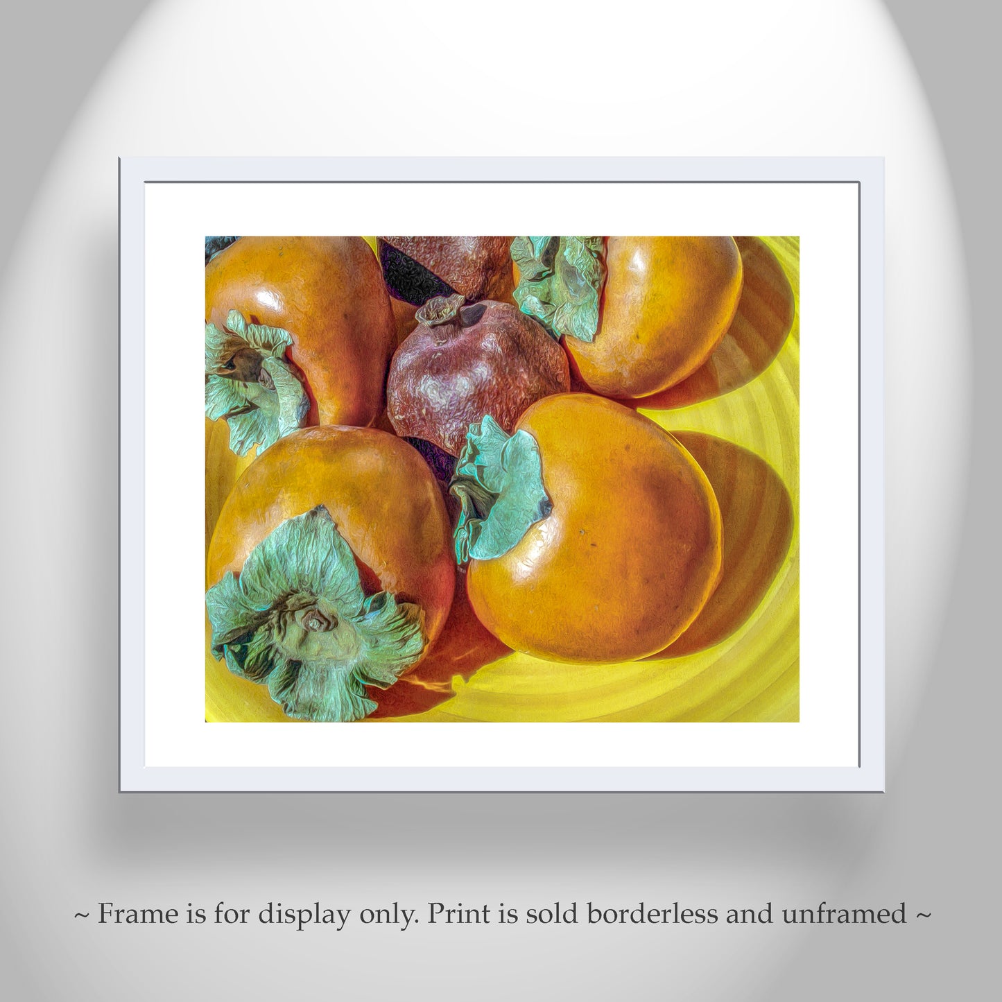 Southwestern Still Life Food Art with Pomegranate & Persimmon