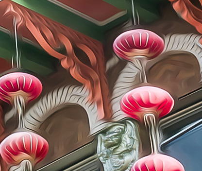 Chinatown San Francisco Street Photography with Chinese Lanterns