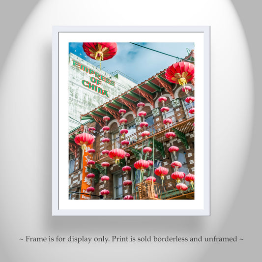 Chinatown San Francisco Street Photography with Chinese Lanterns