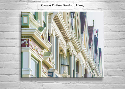 San Francisco Painted Ladies Victorian Architecture Photography at Alamo Square