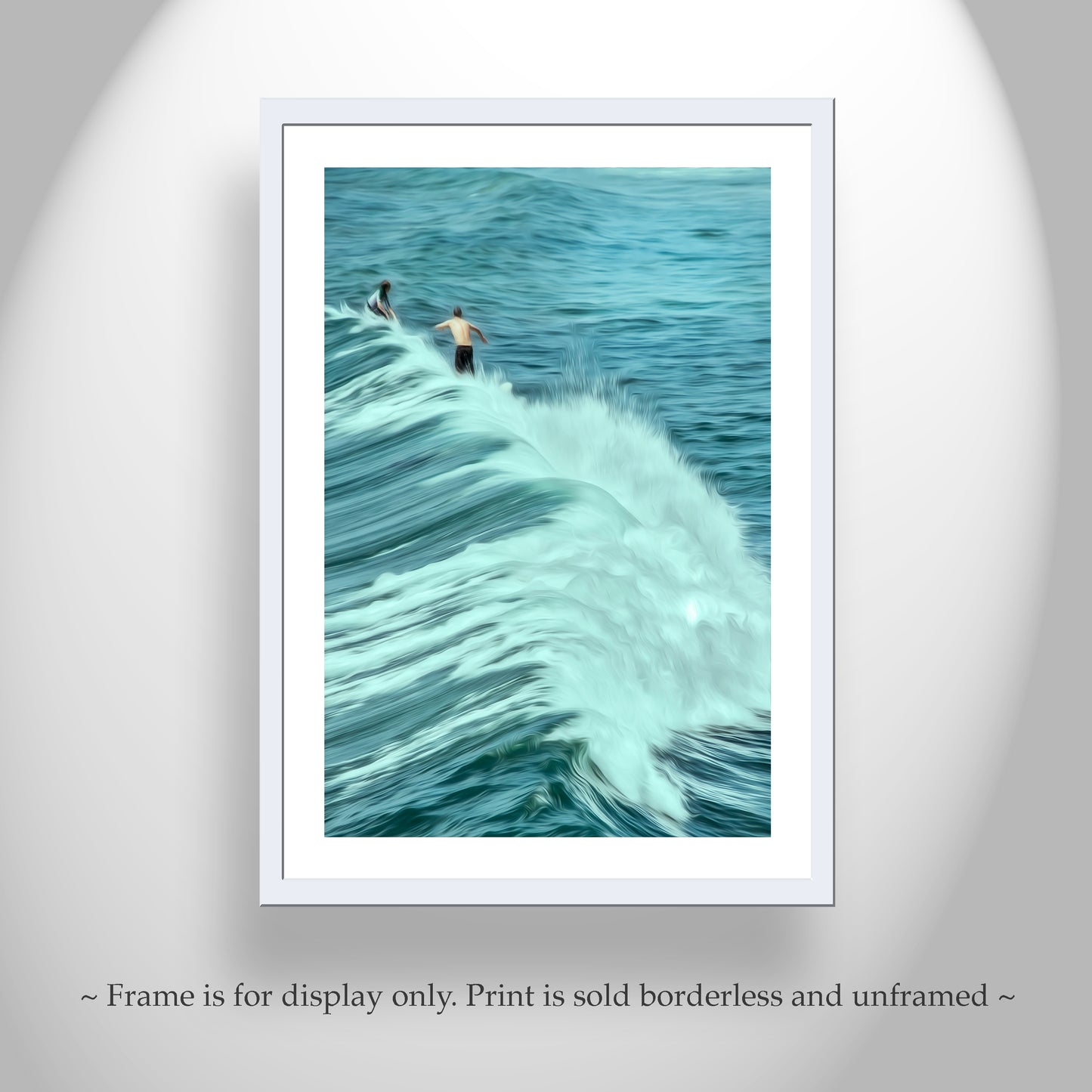 Surfing Art at San Diego Southern California Pacific Ocean Waves
