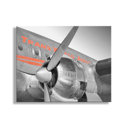 TWA Constellation Airplane Art as Gift for Pilot | Aeronatical Photograph of Vintage Airliner