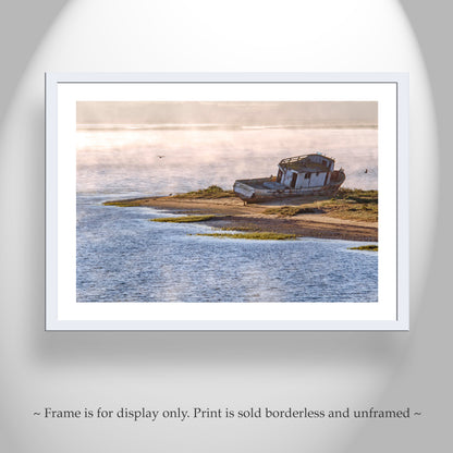 Tomales Bay Point Reyes Shipwreck Picture as Wall Art Gift for Home or Office