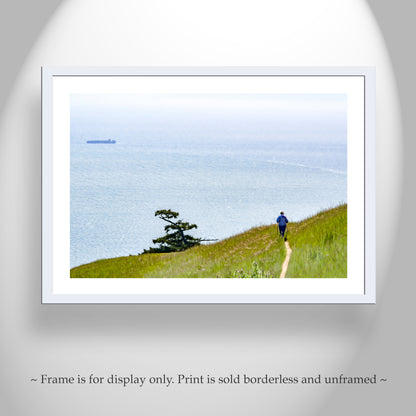 Mt Tamalpais Art Print for Hiker | Marin County California Coastal Art