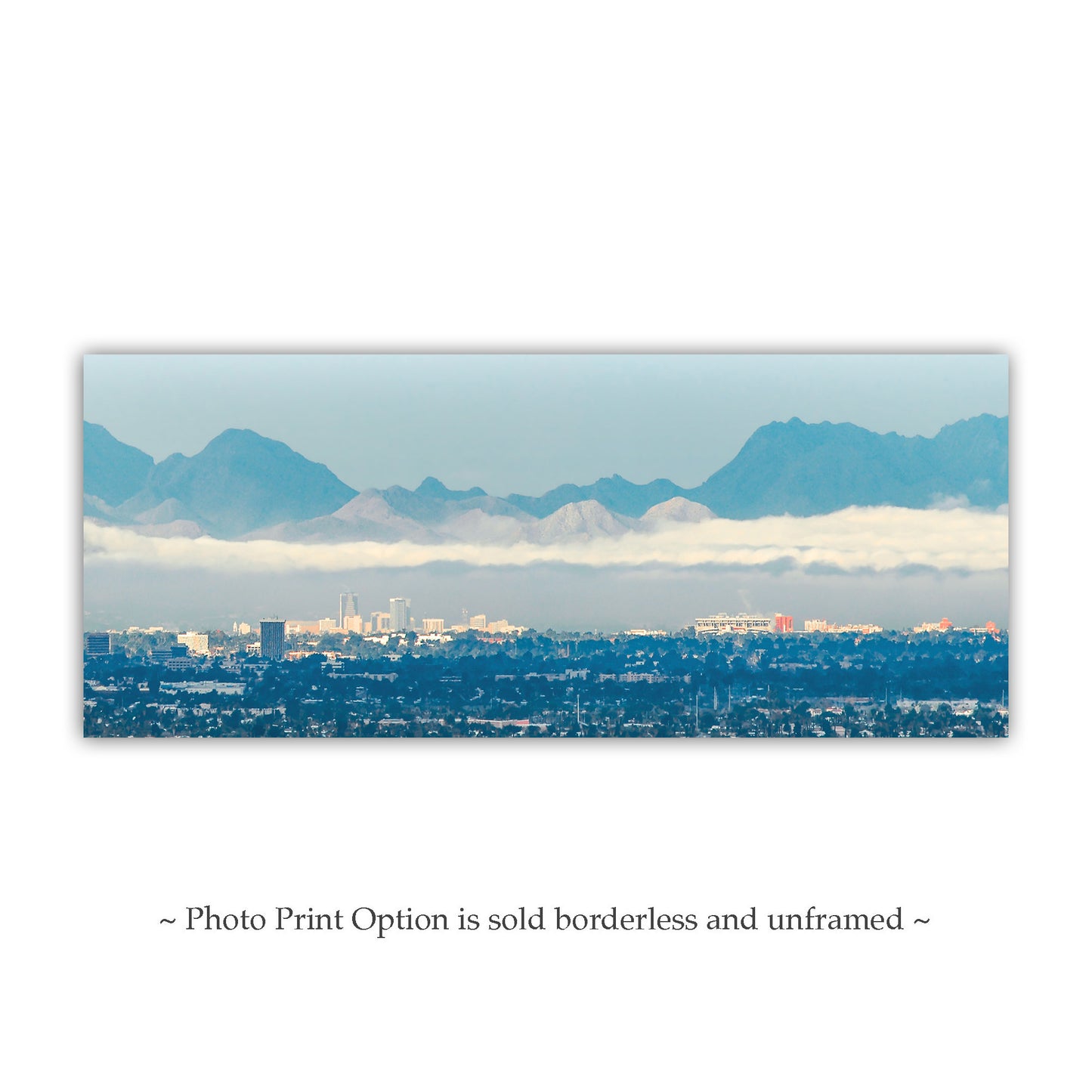 Tucson Arizona Mountains Landscape Panoramic Art
