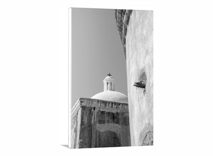 Southwest Colonial Mission Art with Adobe Church at Tumacacori Arizona