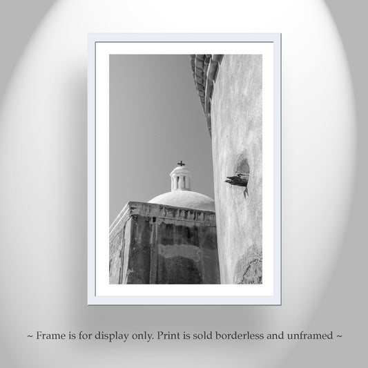 Southwest Colonial Mission Art with Adobe Church at Tumacacori Arizona