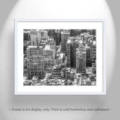 Black & White New York City Photograph | Midtown Manhattan Winter