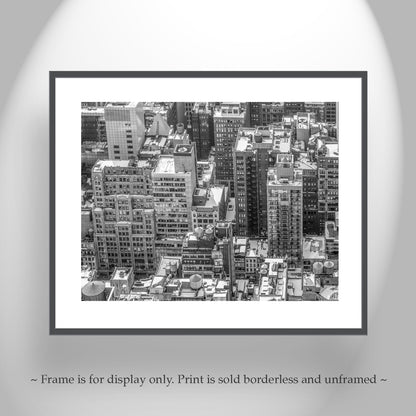 Black & White New York City Photograph | Midtown Manhattan Winter