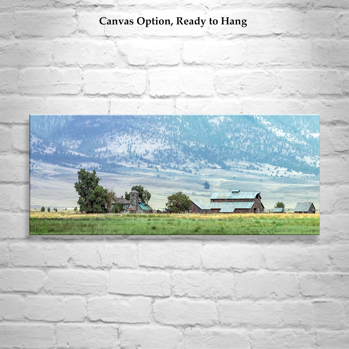 Farm Landscape Art Photography | Large Panoramic Western Countryside Wall Decor