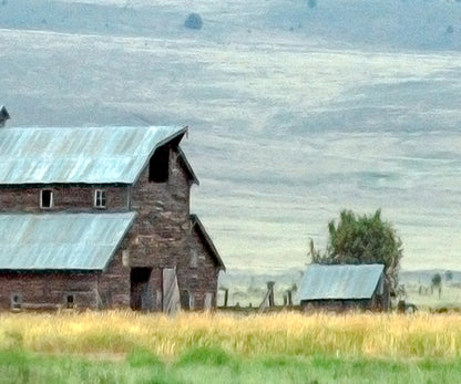 Farm Landscape Art Photography | Large Panoramic Western Countryside Wall Decor