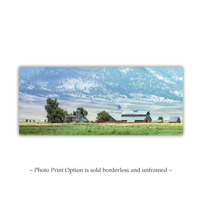 Farm Landscape Art Photography | Large Panoramic Western Countryside Wall Decor
