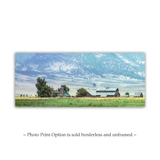 Farm Landscape Art Photography | Large Panoramic Western Countryside Wall Decor