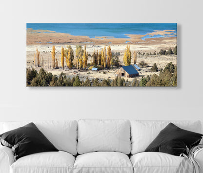 Western Ranch Panoramic Autumn Art | Northeast California Landscape