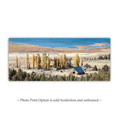 Western Ranch Panoramic Autumn Art | Northeast California Landscape