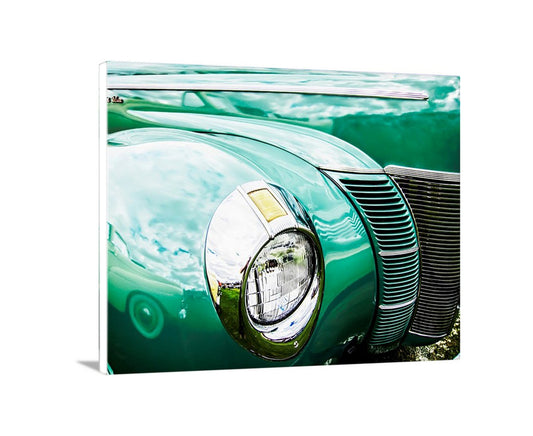 1940 Ford Car Photo with Vintage Ford DeLuxe