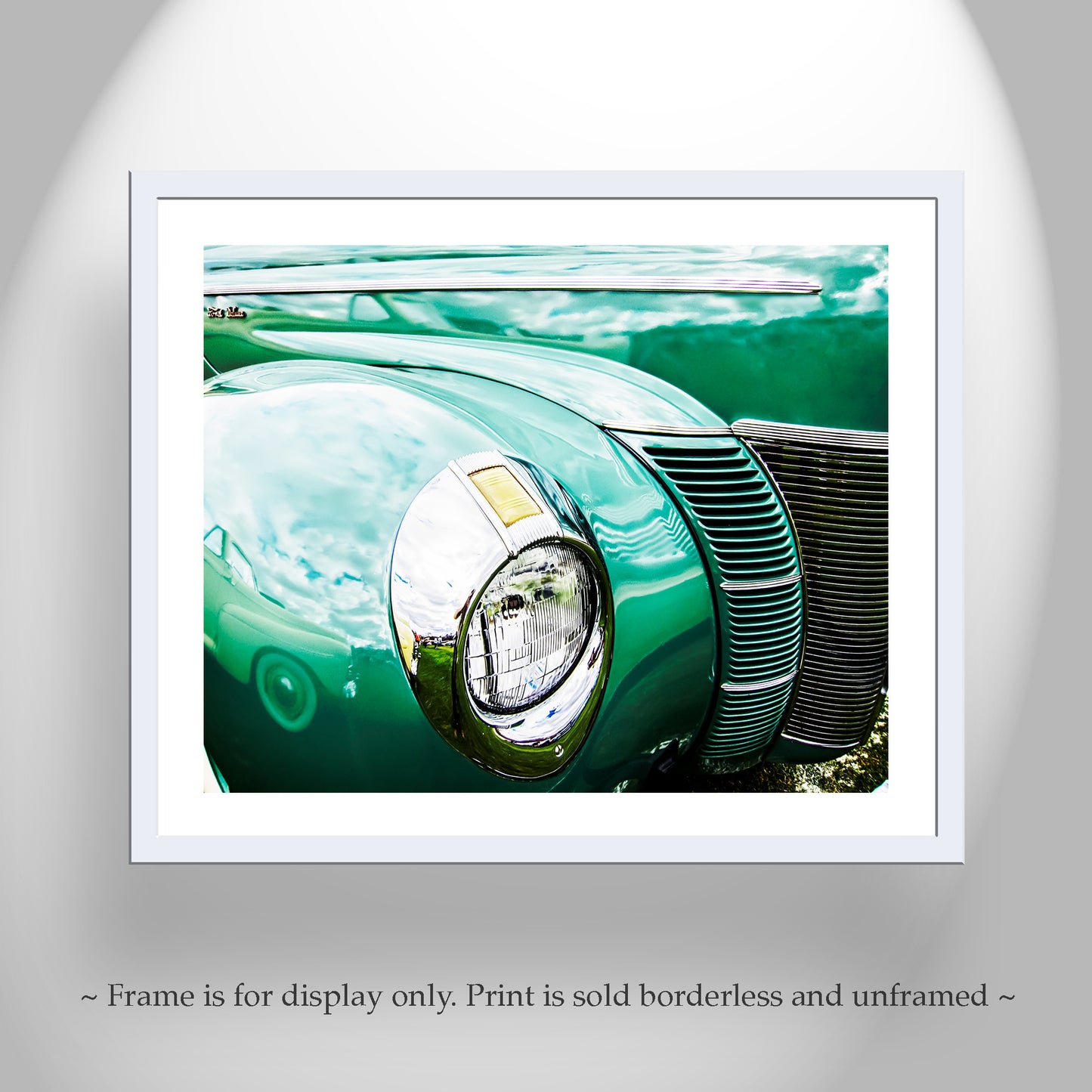 1940 Ford Car Photo with Vintage Ford DeLuxe
