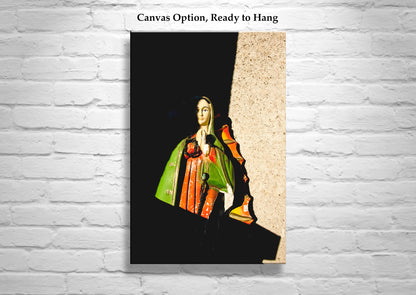 Tucson Arizona Framed Art with Virgin of Guadalupe at Barrio Viejo Old Pueblo