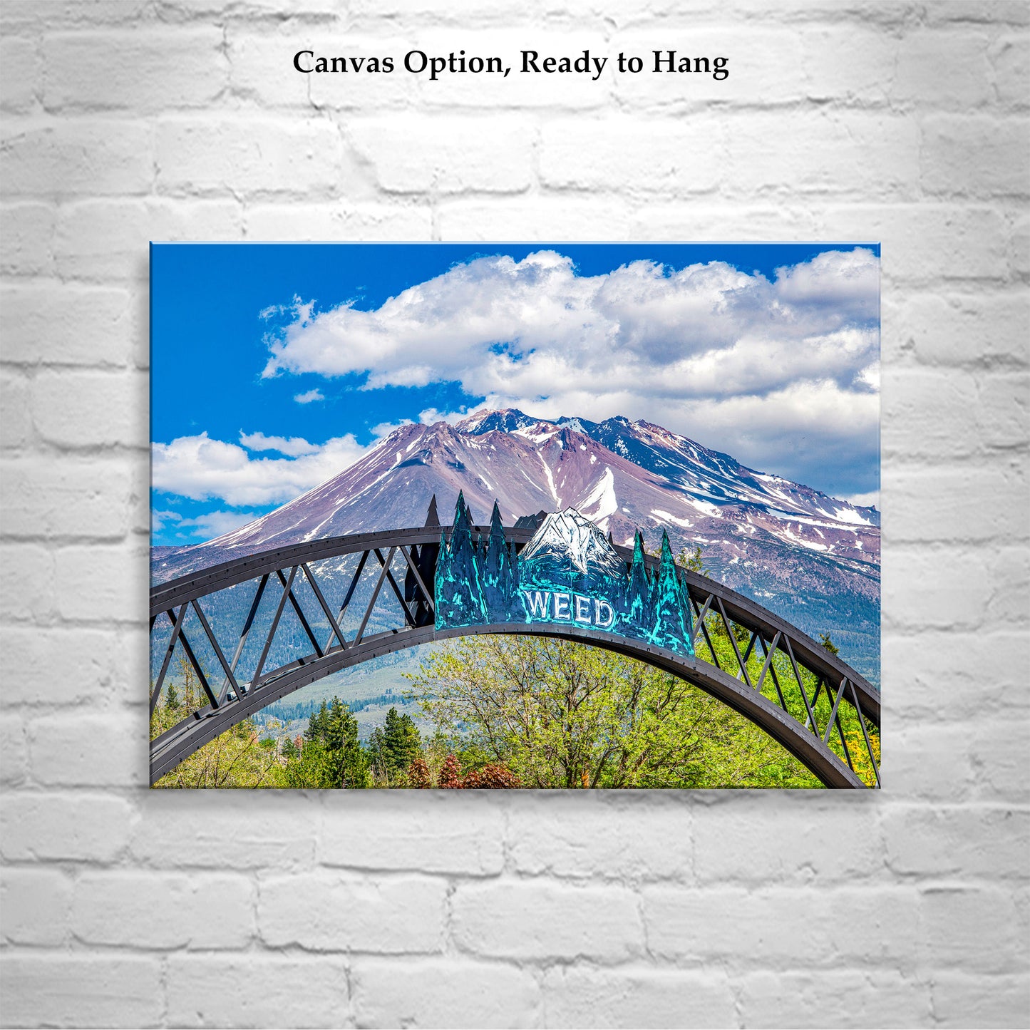 Mount Shasta Landscape Art Print in Weed California