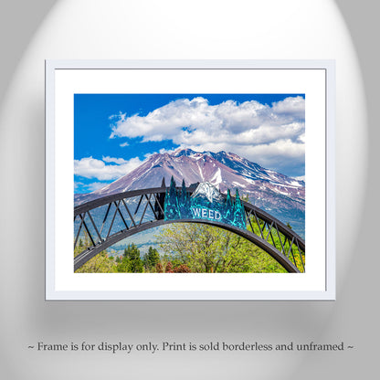 Mount Shasta Landscape Art Print in Weed California