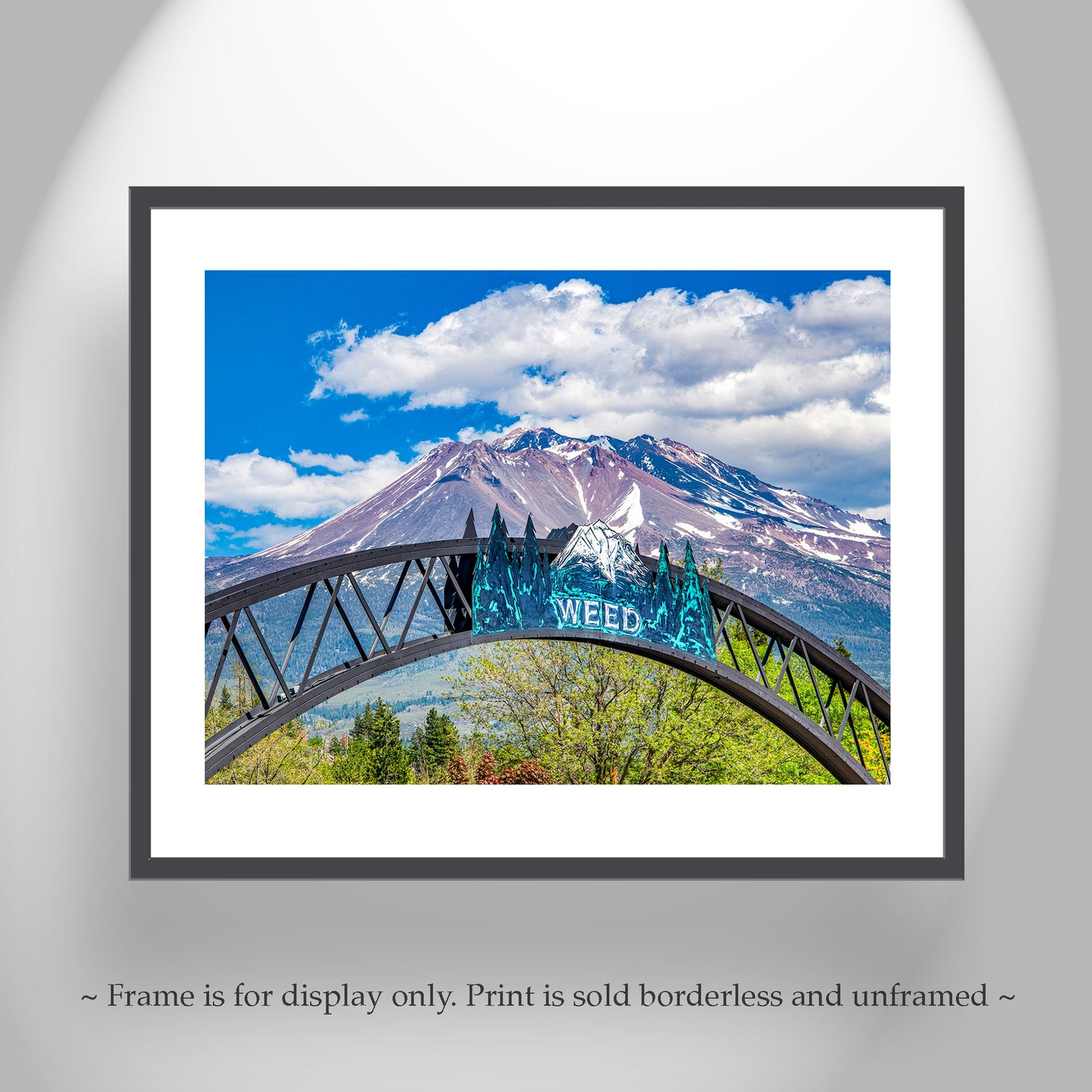 Mount Shasta Landscape Art Print in Weed California