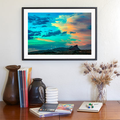 Western Sky & Landscape Art at Dusk | Lava Beds National Monument California