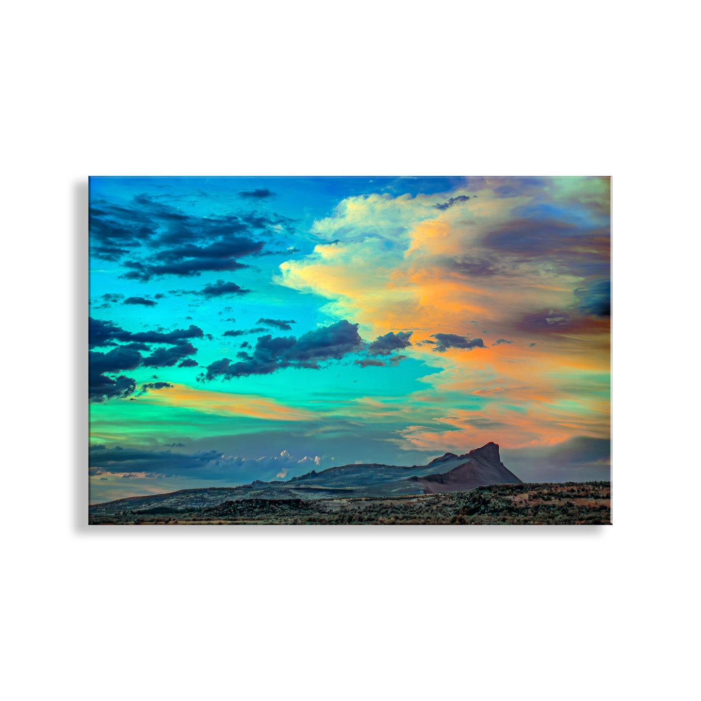 Western Sky & Landscape Art at Dusk | Lava Beds National Monument California