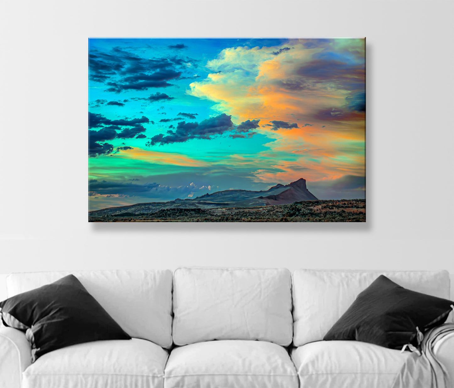 Western Sky & Landscape Art at Dusk | Lava Beds National Monument California