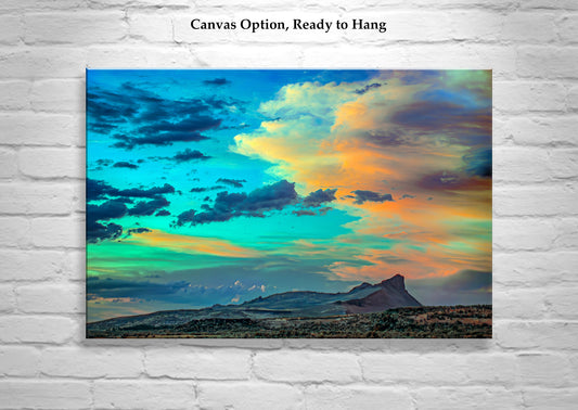 Western Sky & Landscape Art at Dusk | Lava Beds National Monument California