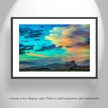 Western Sky & Landscape Art at Dusk | Lava Beds National Monument California