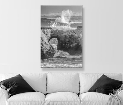 Mendocino Coast Painterly Seascape – Fine Art Print of Point Arena