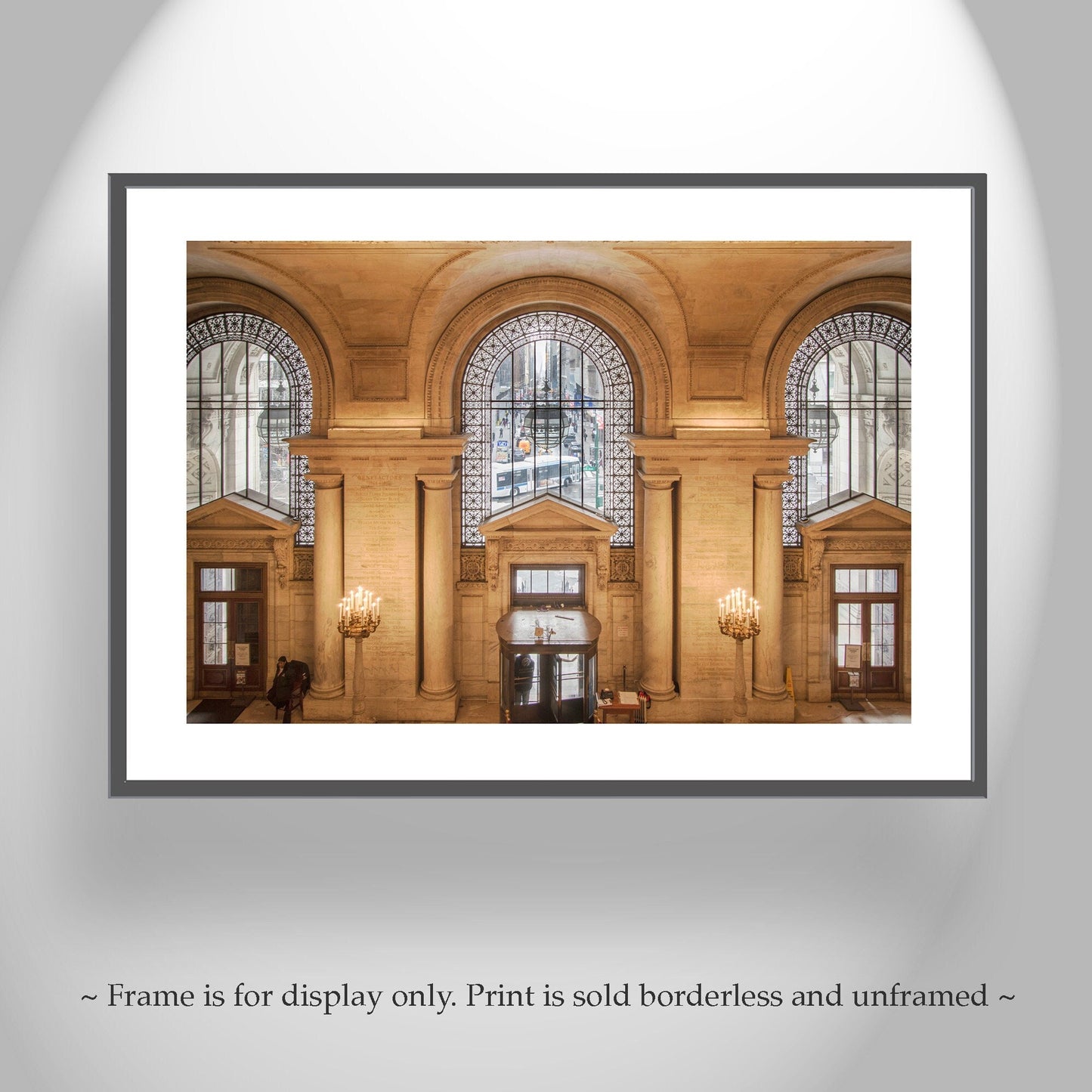 New York Public Library Art Wall Art Print