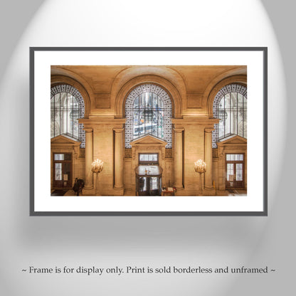 New York Public Library Art Wall Art Print