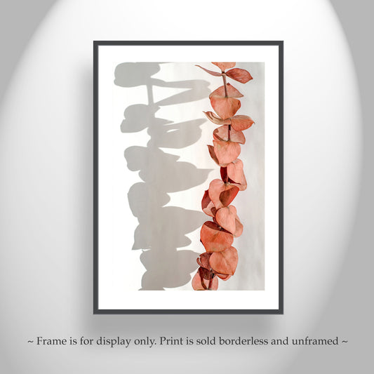 Modern Botanical Art Print – Minimalist Eucalyptus Wall Decor