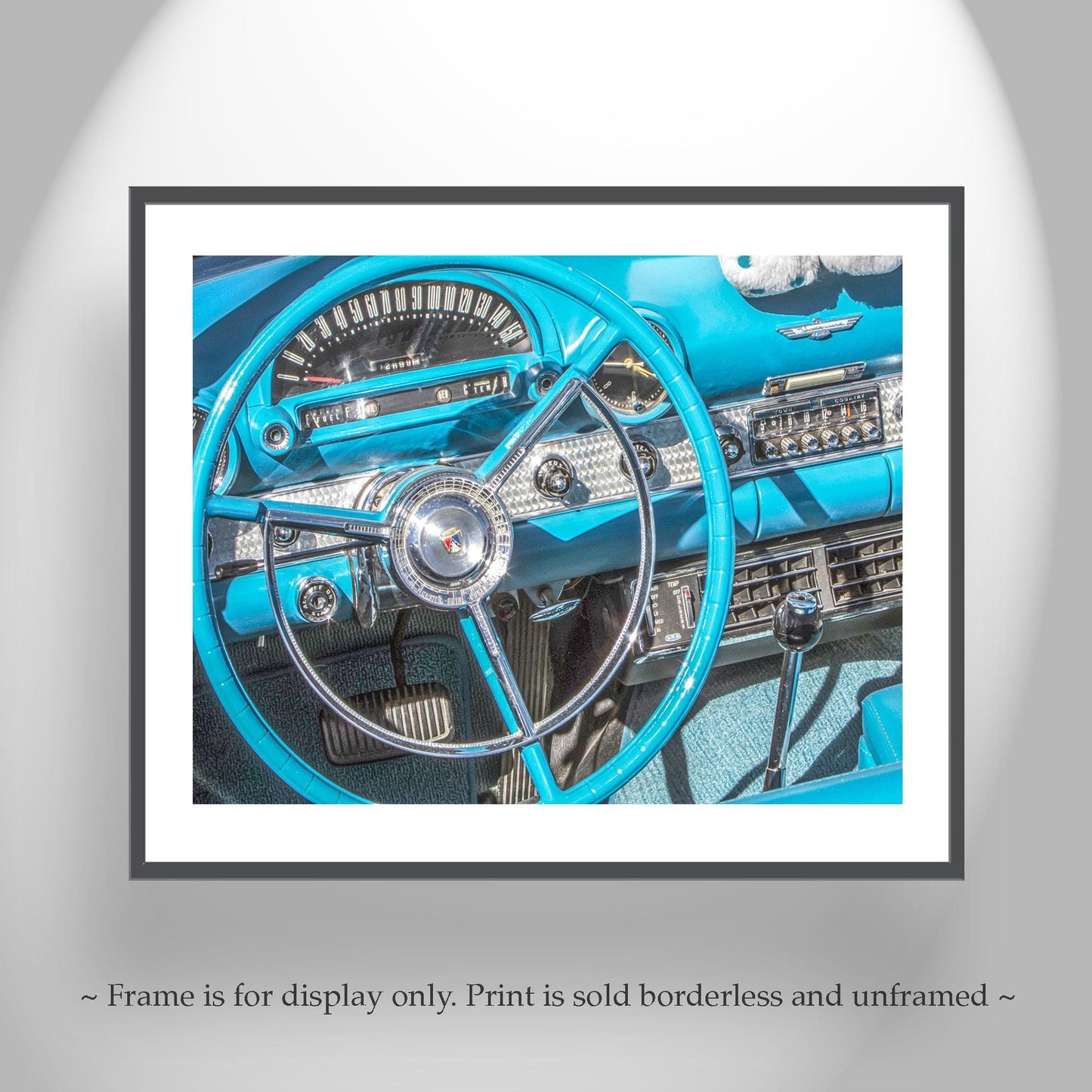 Ford Thunderbird Vintage Car Art Print | Mid Century T-Bird Art