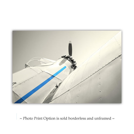 Vintage Airplane Artwork with Crop Duster | Aviation Wall Decor
