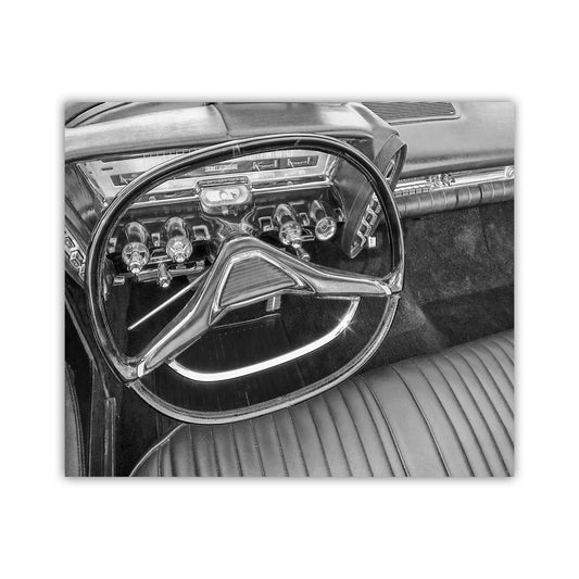 Chrysler Imperial Car Photograph in Black and White by Murray Bolesta