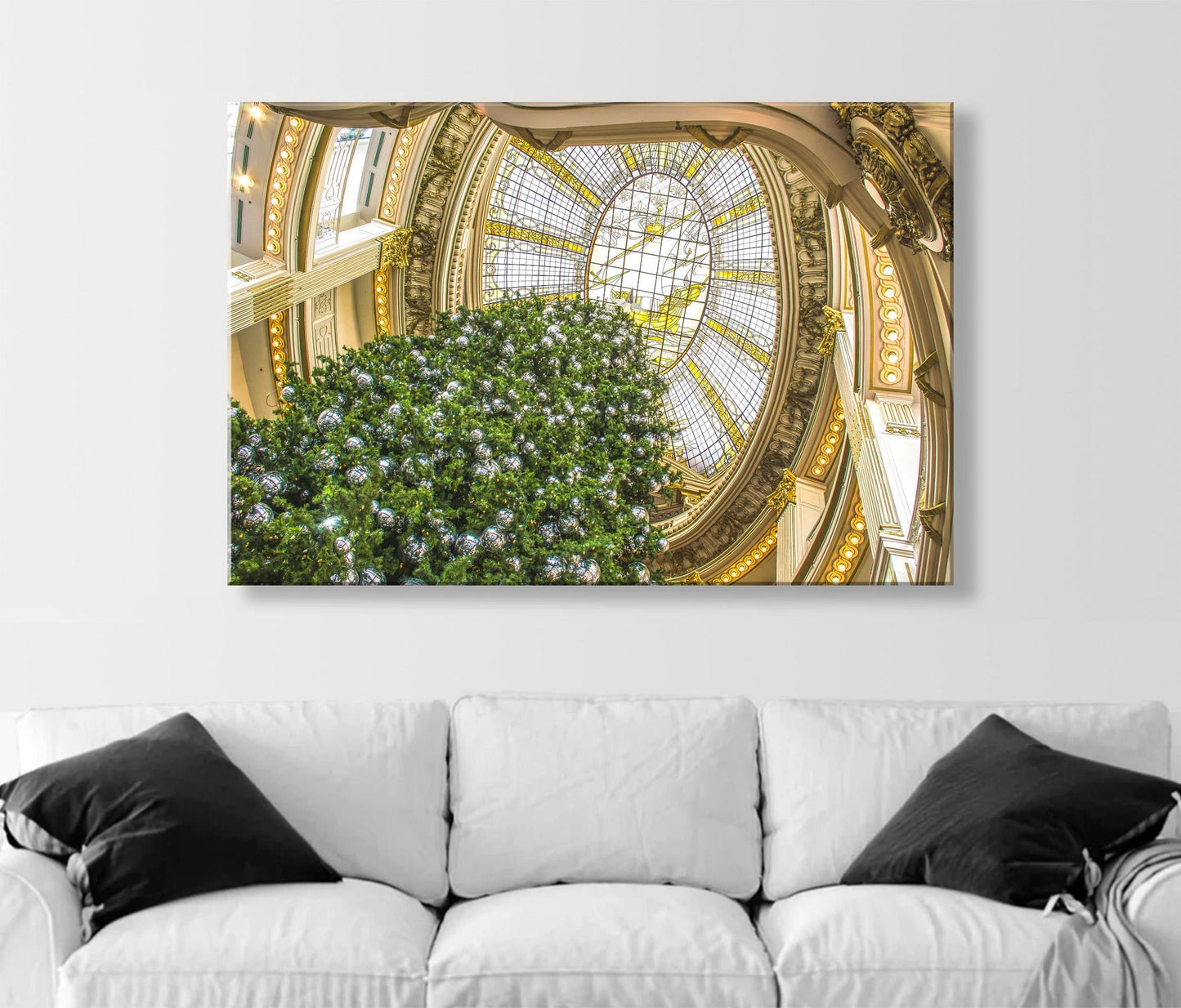 San Francisco City of Paris Glass Dome | Neiman Marcus Christmas Art
