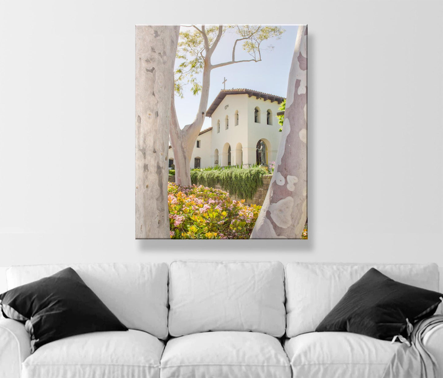San Luis Obispo California Mission Church Wall Art Print