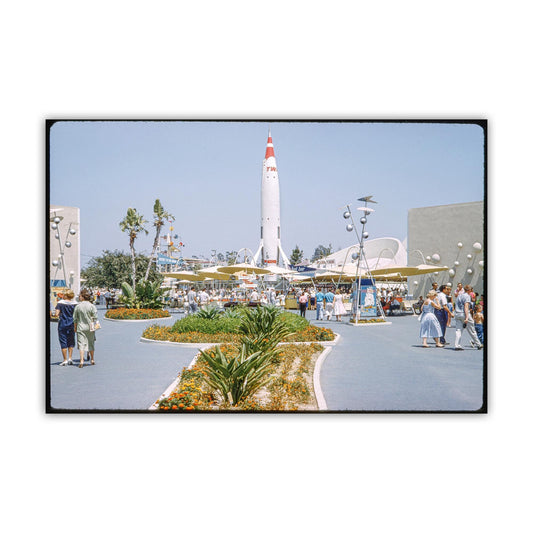 Vintage Disneyland Tomorrowland Photo – 1950s Wall Art Print